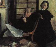 Edgar Degas Henri de Gas and his Niece Lucy china oil painting artist